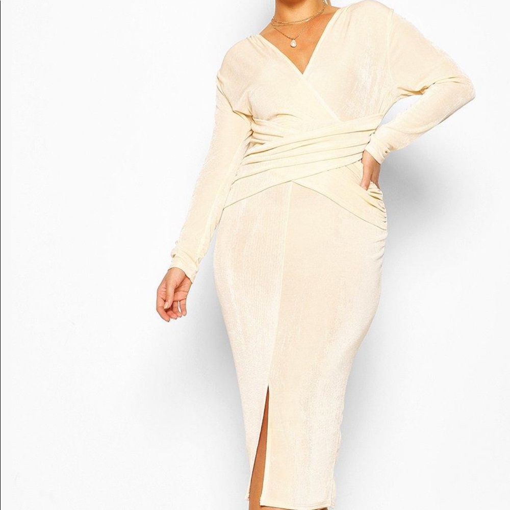 Textured slinky Dress